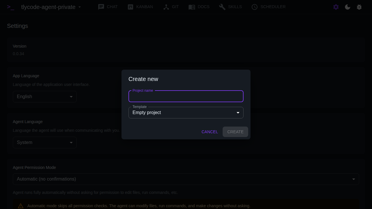 Create Hosting Project