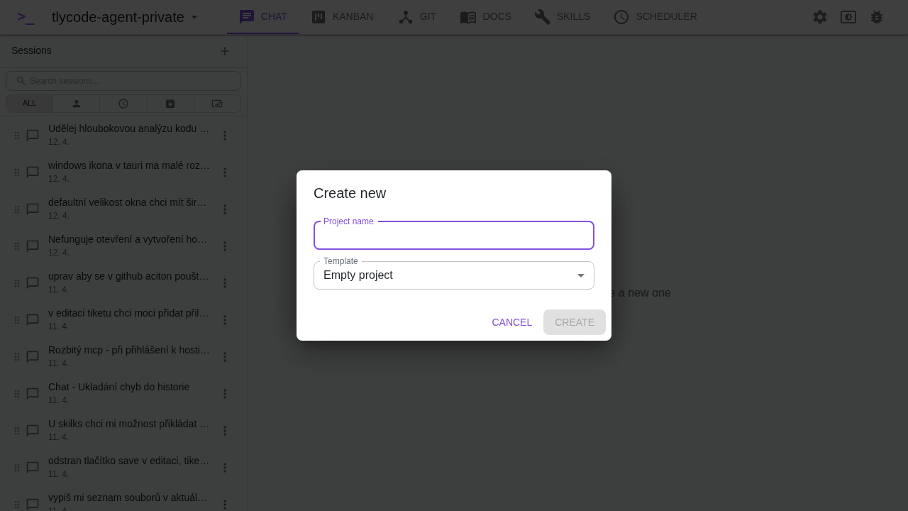 Create Hosting Project
